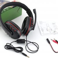 ПРОМО! Геймърски слушалки за PS4 Xbox One, компютри, лаптопи, таблети, снимка 7 - Слушалки и портативни колонки - 34605041