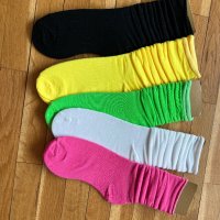 Чорапи 22-25см различни цветове, снимка 2 - Дамски чорапи - 41863421