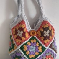 Дамски плетени чанти луксозни, ръчна изработка от качествени прежди, различни модели, снимка 1 - Чанти - 39398104
