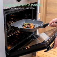 Грил тиган Coninx Induction Griddle Pan,Ново, снимка 4 - Съдове за готвене - 44158090