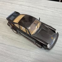 Метална количка на Porshe 911 Turbo Black. №4476, снимка 7 - Колекции - 42012568