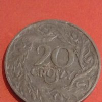 Рядка монета 20 гроша 1923г. Полша Уникат за КОЛЕКЦИОНЕРИ 34802, снимка 3 - Нумизматика и бонистика - 44288105