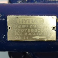 Хидравлична помпа HYDAC Transfer Gear Pump MPG-KF63-RF2-D15, снимка 5 - Резервни части за машини - 34162396