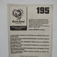 Стикер PANNINI Euro 2004, снимка 2 - Колекции - 44351820