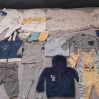 Бебешки дрехи 62/68 размер, снимка 1 - Комплекти за бебе - 44825408