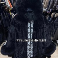 Дамско луксозно палто с лисица код 020, снимка 1 - Палта, манта - 39388300