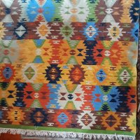 Уникален ръчно тъкан килим, снимка 4 - Антикварни и старинни предмети - 40382963