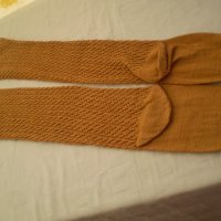 Ретро плетени памучни  дамски чорапи, снимка 2 - Дамски чорапи - 34417443