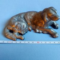 Стара метална фигура на куче, снимка 6 - Антикварни и старинни предмети - 39770666