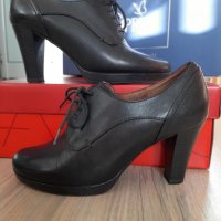 Елегантни черни обувки на ток Caprice , снимка 4 - Дамски обувки на ток - 38686547