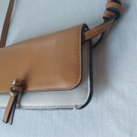 Оригинална елегантна кожена чанта ZARA, снимка 4 - Чанти - 40835883