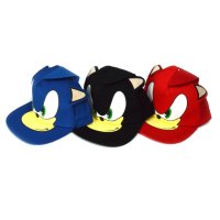 Детска шапка с козирка на Соник (Sonic the Hedgehog), снимка 3 - Шапки, шалове и ръкавици - 41370717