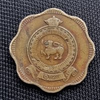 Монета. Шри Ланка. 10 цента . 1969 година., снимка 4 - Нумизматика и бонистика - 40157753