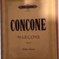 50 Lecons de Chant (Lessons) Op. 9 le medium de la  Voix, снимка 1 - Специализирана литература - 35972152