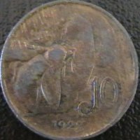 10 центисими 1922, Италия, снимка 1 - Нумизматика и бонистика - 34641548