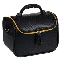 Несесер-куфарче за гримове, черно, 29x21x18 cm, снимка 2 - Други - 41205718