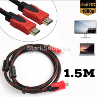 Плетен HDMI Кабел 1.5 метра, снимка 4 - Други инструменти - 36285668