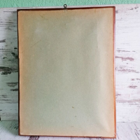 Оригинален гоблен на Вилер Пинки в ръчно резбована дървена рамка, снимка 4 - Други ценни предмети - 44549171