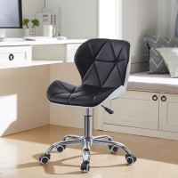 Ергономичен офис стол в черно и бяло МОДЕЛ 213, снимка 7 - Столове - 36065640