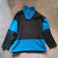 Поларена блуза черно синя размер L, снимка 1 - Блузи с дълъг ръкав и пуловери - 42332795