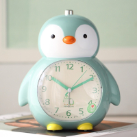 Детски часовник, нощна лампа Пингвин 14cm*18cm*10cm, снимка 1 - Детски нощни лампи - 44746358
