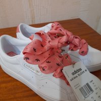 Дамски Кожени Маратонки-ADIDAS, снимка 2 - Маратонки - 41101024