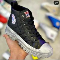 Converse Черни Дамски Кецове Маратонки Спортни Обувки Конверс, снимка 1 - Маратонки - 34286864