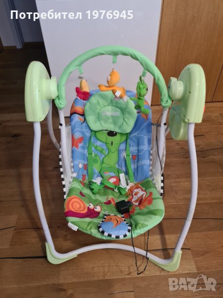 Електрическа бебешка люлка Chipolino, снимка 1