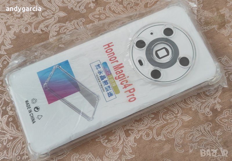  Honor Magic 4 Pro original case прозрачен кейс + хидрогел протектор чисто нови , снимка 1