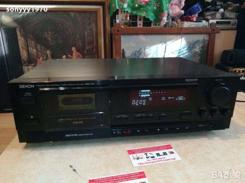 DENON DRM-700 3HEAD DECK-MADE IN JAPAN 1202221609, снимка 1