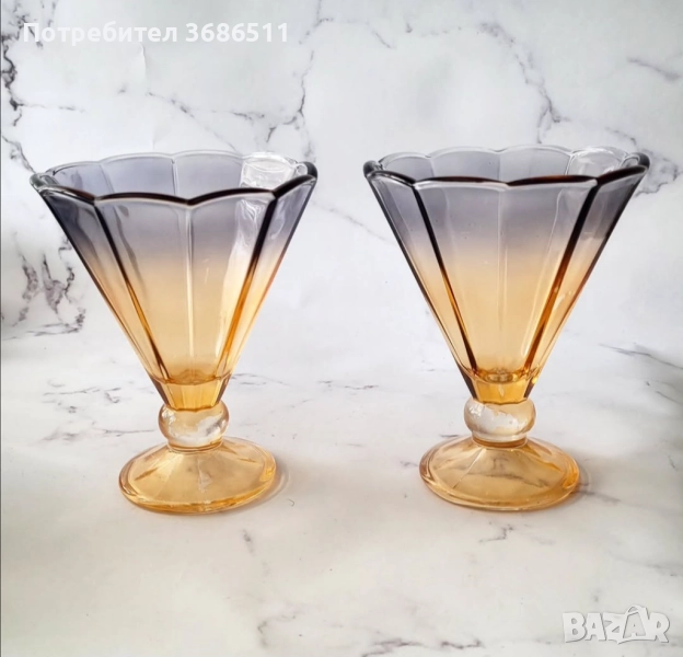 Винтидж чаши за сладолед, снимка 1