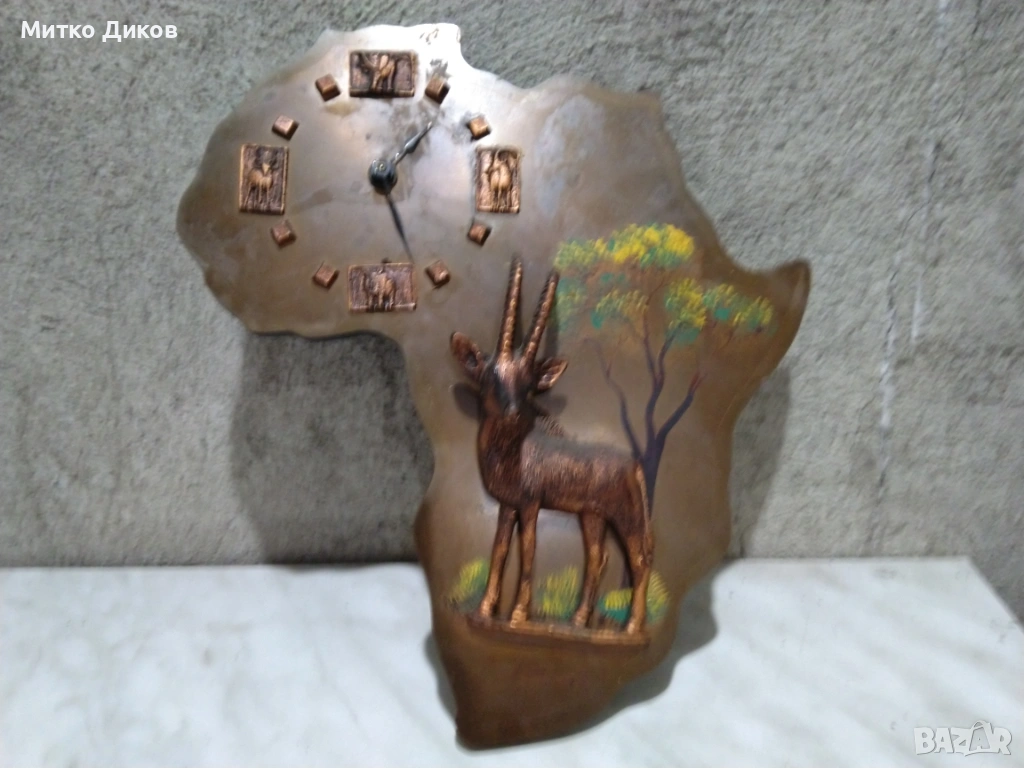 Елен меден-часовник за украса-28х26см, снимка 1