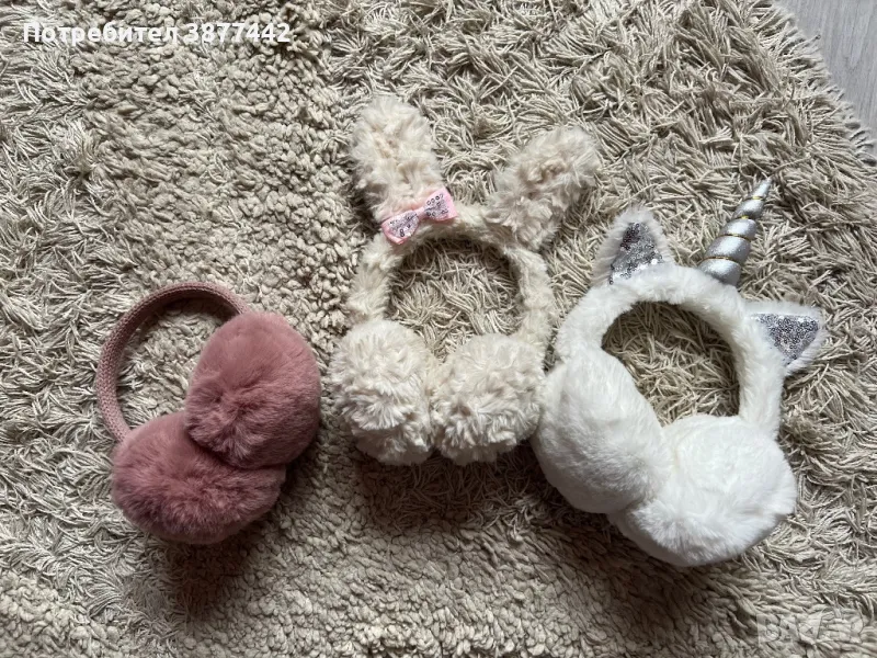 Ушанки за момиче-30 лв, снимка 1