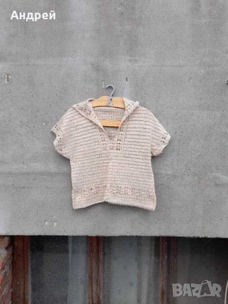 Стара Дамска плетена блуза, снимка 1