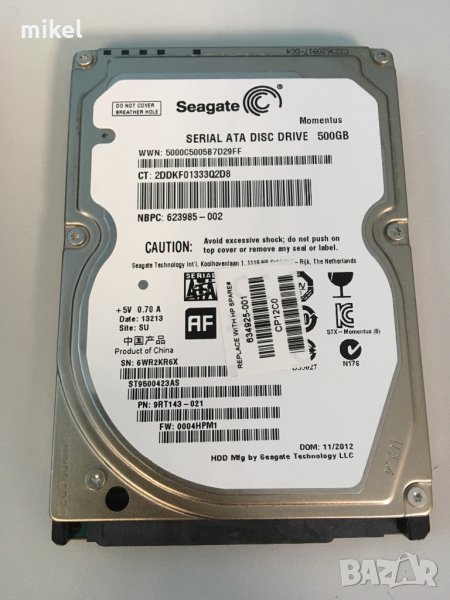 Хард диск - Hdd Seagate 500GB, снимка 1