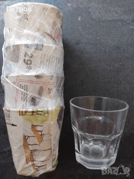 Стъклени чаши 4 броя, снимка 1