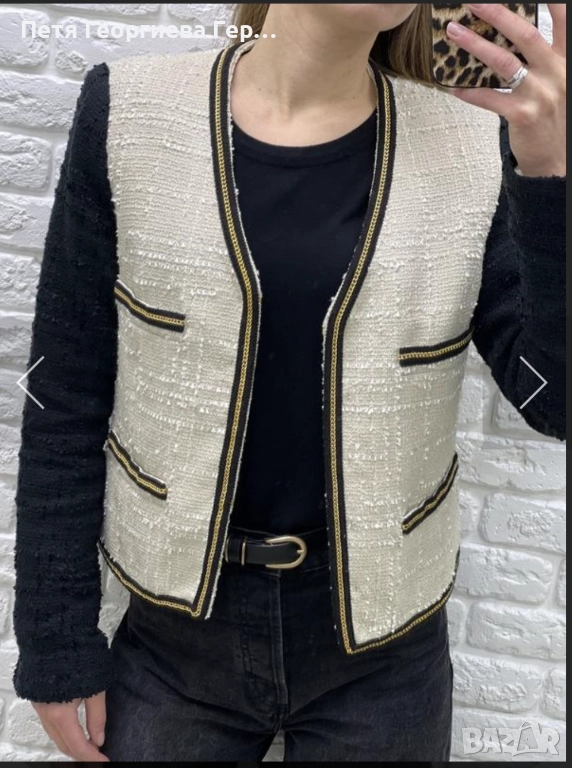 Сако от букле на Mango размер L, снимка 1