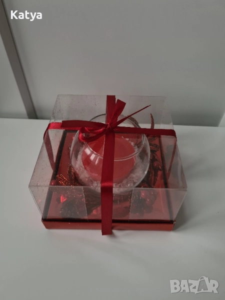 Коледен свещник / коледна декорация, снимка 1