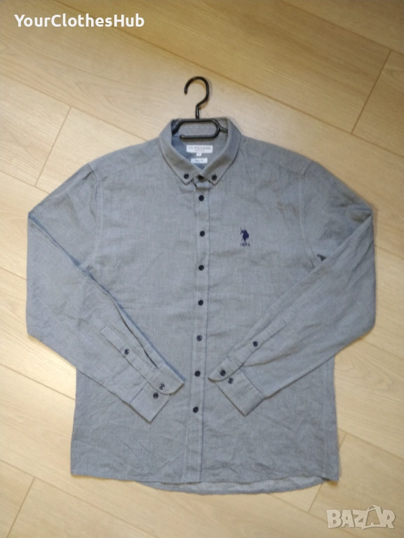 U.S. Polo Assn. L size Мъжка риза с дълъг ръкав, снимка 1