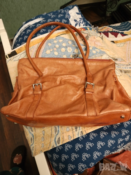  MAB чанта естествена кожа , снимка 1