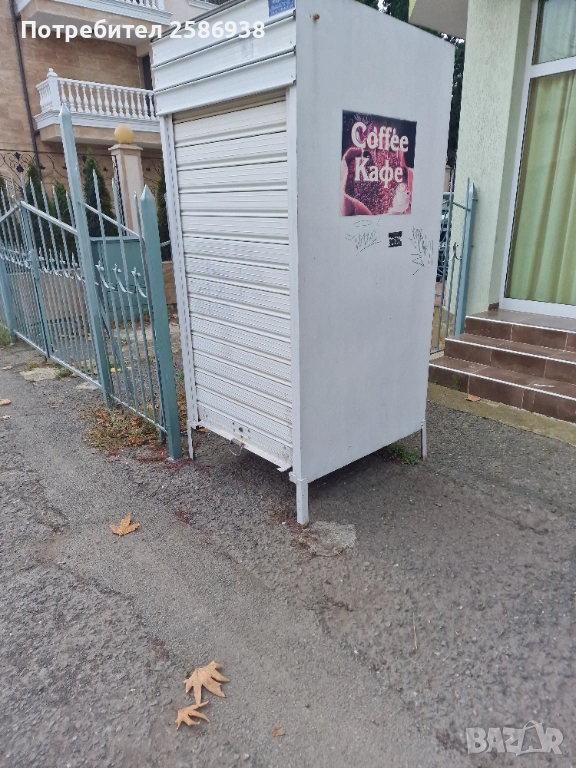 продавам метална кутия с щора за вендинг кафе автомат, снимка 1