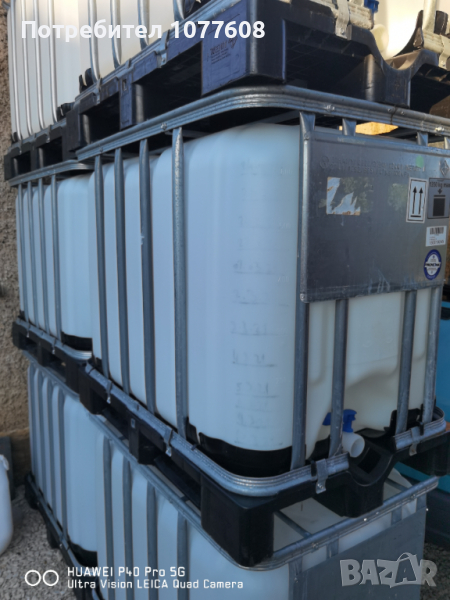 Цистерни 600/1000 литра! Бидони 1 тон!IBC контейнери !, снимка 1