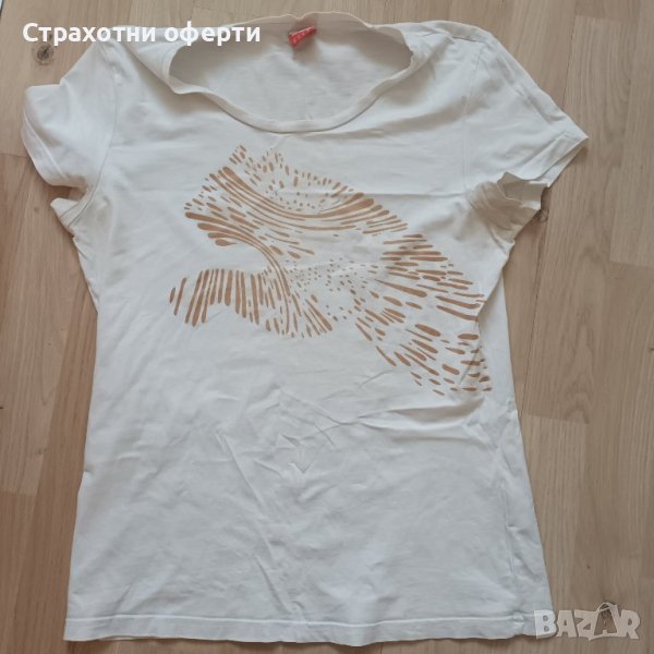 Бяла тениска Puma, снимка 1