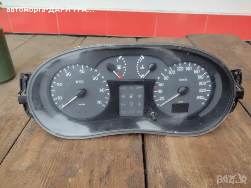 Табло уредно Километраж за Рено Меган бензин 2002г, снимка 1