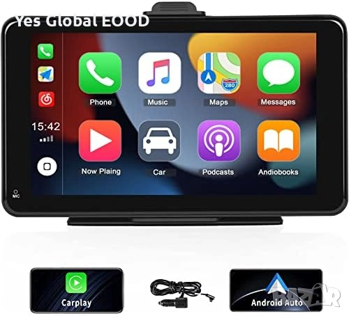 Camecho 7″ мултимедиен плеър Apple CarPlay Android Auto, снимка 1