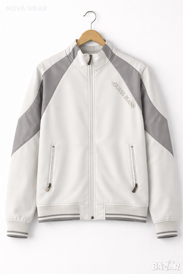 Рядък мъжки спортен сиучър на guess jeans тип softshell/windbreaker, снимка 1