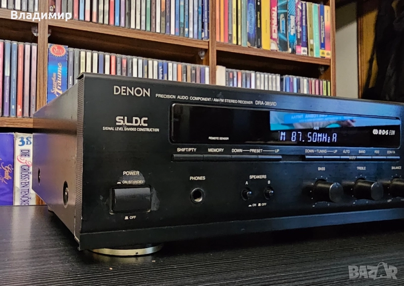 Denon DRA-385RD транзисторен ресийвър, снимка 1