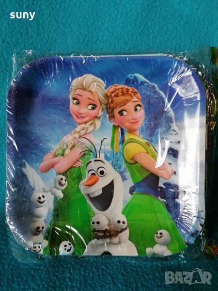 Парти чинийки Замръзналото кралство, снимка 1