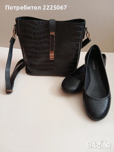 Дамска чанта и обувки, снимка 1