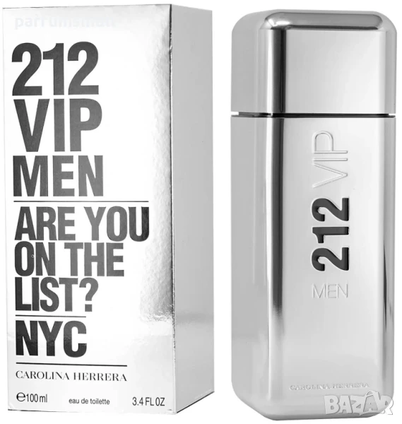 Carolina Herrera 212 VIP Man 100ml, снимка 1